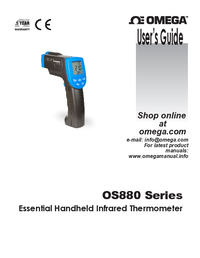 Thumbnail of document Manual - OS-880-121  -30 to 550°C, 12:1 Essential Infrared Thermometer